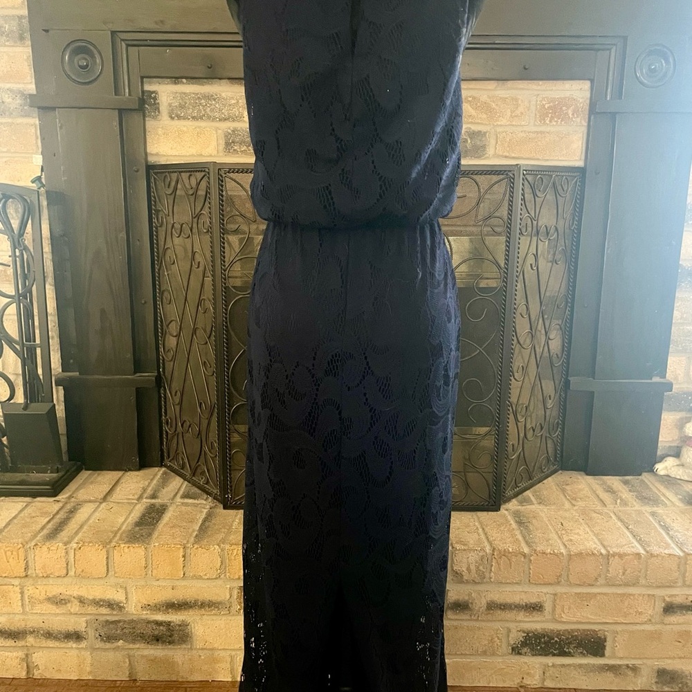 New York & Company Navy Maxi Dress - Picture 2 of 10